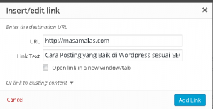posting link 300x153 - Cara Posting yang Baik di Wordpress sesuai SEO